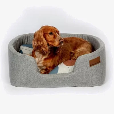 Dunelm Danish Design Colour Block Lux Slumber Dog Bed