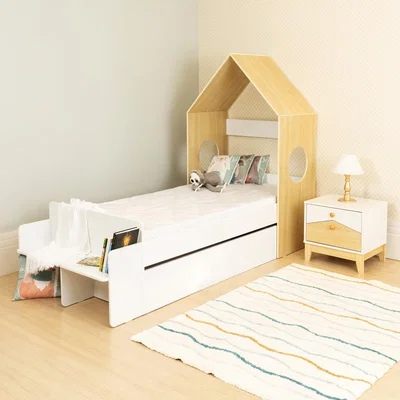 Dunelm Cody 1 Drawer House Bed White