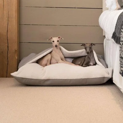 Dunelm Lords and Labradors Rhino Leather Sleepy Burrow Dog Bed