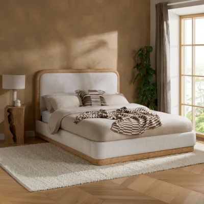 Dunelm Girona Chenille Bed Frame