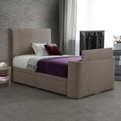 Dunelm Sweet Dreams Venice Vertical Pleated TV Bed