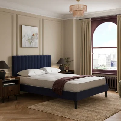 Dunelm Brandon Velvet Bed Frame