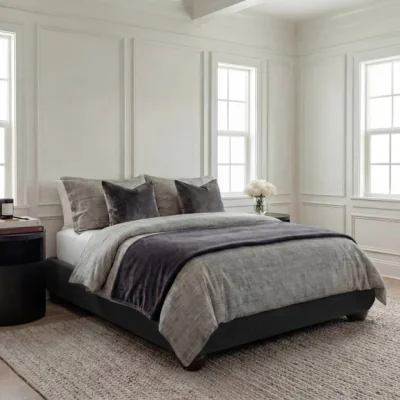 Dunelm Soller Chenille Bed Frame