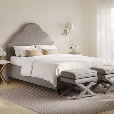 Dunelm LPD Quince Linen Bed Frame