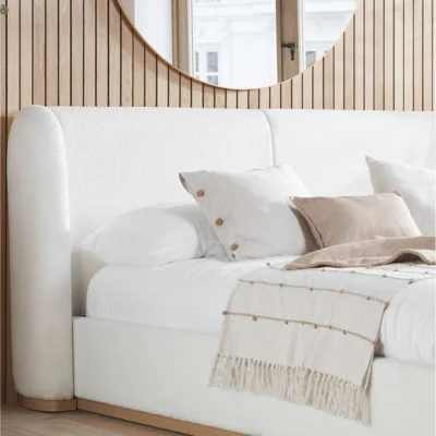 Dunelm Return - Eden Bed Frame, Boucle Kingsize
