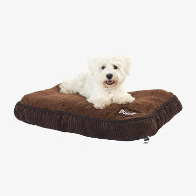 Dunelm Bunty Snooze Dog Bed Brown
