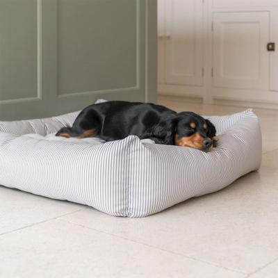 Dunelm Lords and Labradors Striped Box Dog Bed