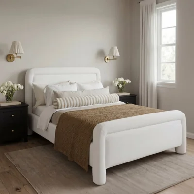 Dunelm Leonnie Chenille Bed Frame