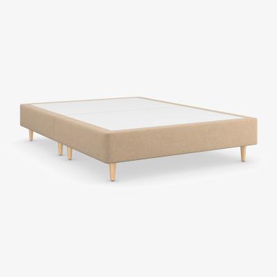 Dunelm Platform Tweed Bed Base Brown