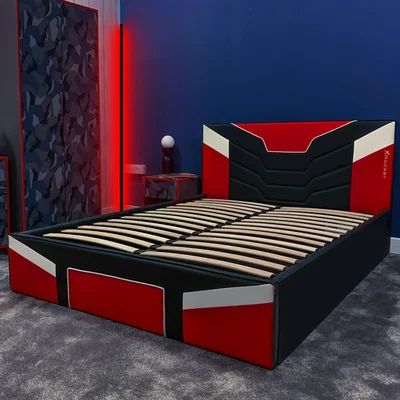 Dunelm X Rocker Cerberus MKII BIAB Bed Red