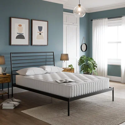 Dunelm Raffy Bed Frame, Metal Black