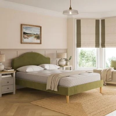 Dunelm Maylee Velvet Bed Frame