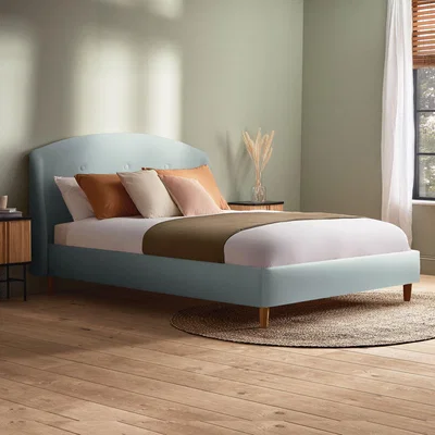 Dunelm Evana Bed Frame, Woven Whisper