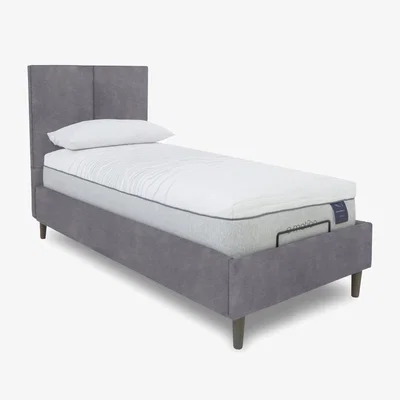 Furniture Village E-Motion Aiko Adjustable Bed Frame - Single - Aston Steel