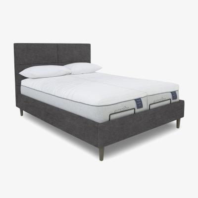 Furniture Village E-Motion Sakura Dual Adjustable Bed Frame - King Size - Smokey Quartz