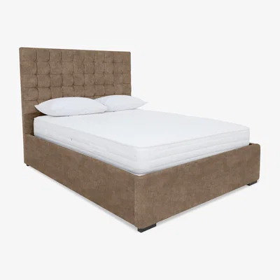 Furniture Village Sleep Story - Dice Electric Ottoman Bed Frame - Double - Lace Caramel