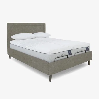 Furniture Village E-Motion Yumi Dual Adjustable Bed Frame with Massage Function - Single - Warm Onyx