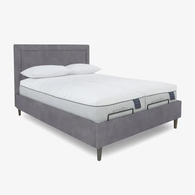 Furniture Village E-Motion Yumi Dual Adjustable Bed Frame - Super King - Aston Steel