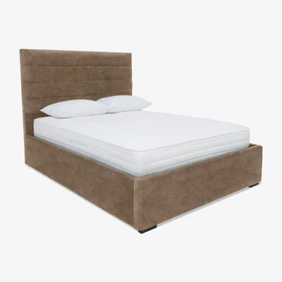 Furniture Village Sleep Story - Horizon Electric Ottoman Bed Frame - King Size - Lace Caramel
