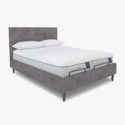 Furniture Village E-Motion Sakura Dual Adjustable Bed Frame with Massage Function - Super King - Dapple Sterling