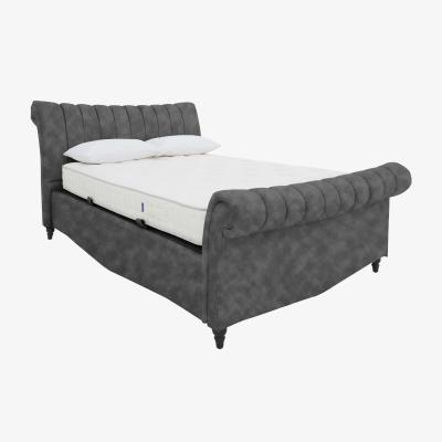 Furniture Village Thiago Ottoman Bed Frame - Double - Dapple Mink