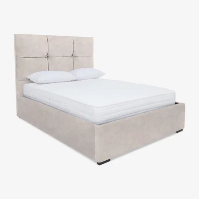 Furniture Village Sleep Story - Rubix Electric Ottoman Bed Frame - Double - Lace Ivory