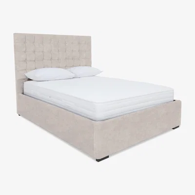 Furniture Village Sleep Story - Dice Electric Ottoman Bed Frame - Super King - Lace Ivory