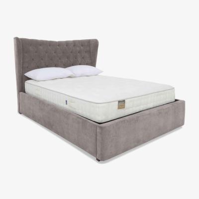 Furniture Village Highgrove - Bauer Electric Ottoman Bed Frame - Super King - Aston Latte