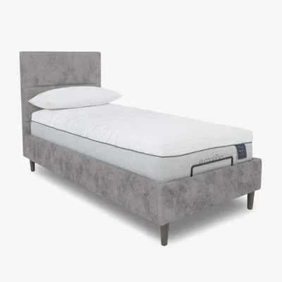 Furniture Village E-Motion Sakura Adjustable Bed Frame - Single - Daytona Silver