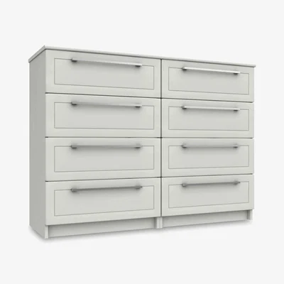Furniture Village London Bedrooms - Bexley 8 Drawer Chest - White