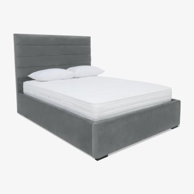 Furniture Village Sleep Story - Horizon Electric Ottoman Bed Frame - Super King - Plush Arctic Grey