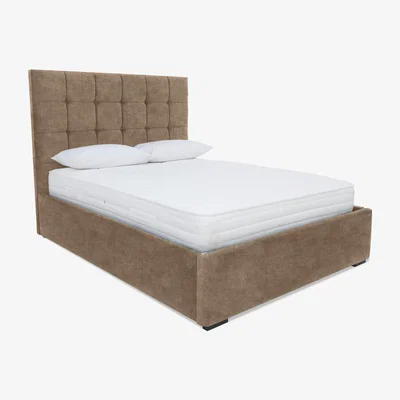Furniture Village Sleep Story - Milne Electric Ottoman Bed Frame - Double - Lace Caramel