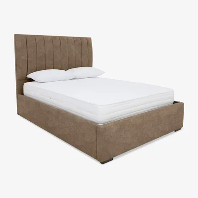 Furniture Village Sleep Story - Dickens Electric Ottoman Bed Frame - Super King - Lace Caramel