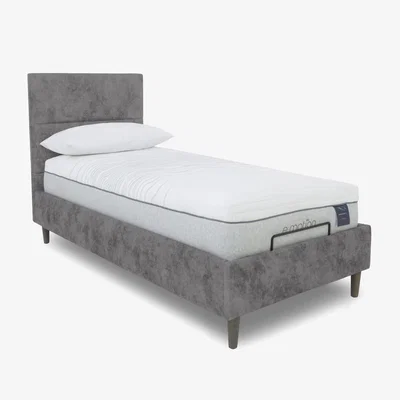 Furniture Village E-Motion Sakura Dual Adjustable Bed Frame with Massage Function - Single - Daytona Pebble