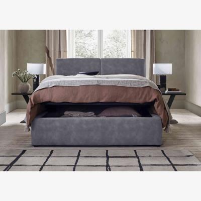 Furniture Village Stark Fabric Manual Ottoman Bed Frame - King Size - Navy