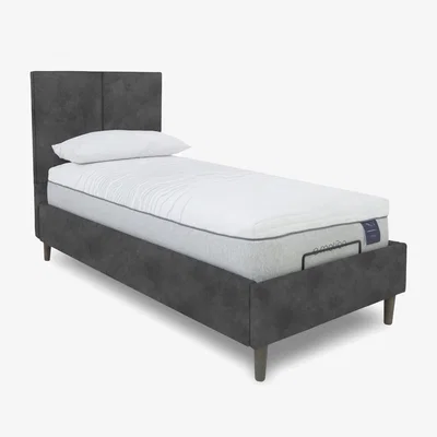 Furniture Village E-Motion Aiko Adjustable Bed Frame - Single - Dapple Mink