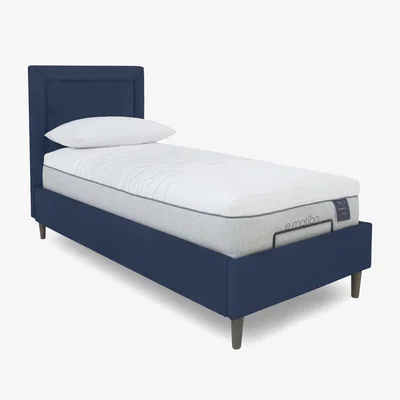 Furniture Village E-Motion Yumi Adjustable Bed Frame - Single - Granite Blue