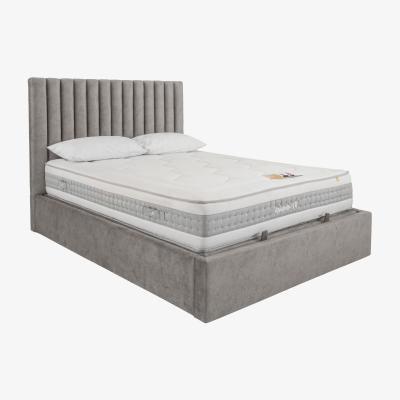 Furniture Village Ramos Ottoman King Size Bedframe - King Size - Dapple Silver