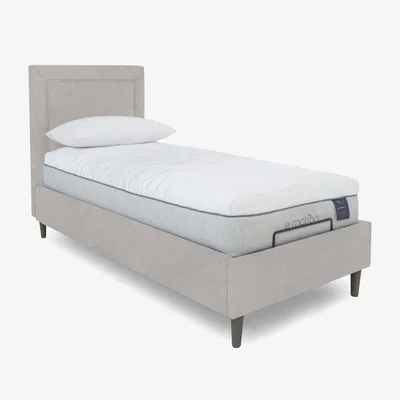 Furniture Village E-Motion Yumi Adjustable Bed Frame - Single - Shetland Pebble
