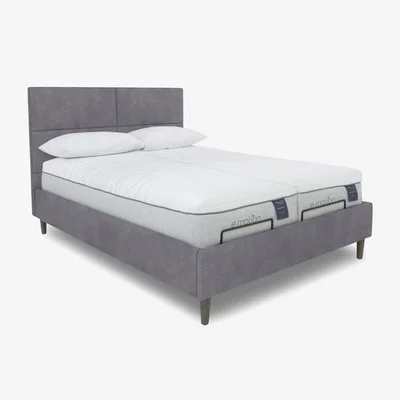 Furniture Village E-Motion Sakura Dual Adjustable Bed Frame - Super King - Aston Steel