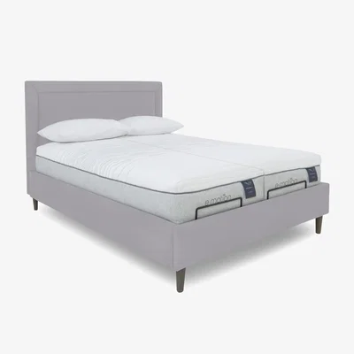 Furniture Village E-Motion Yumi Dual Adjustable Bed Frame with Massage Function - Super King - Seven Lilac