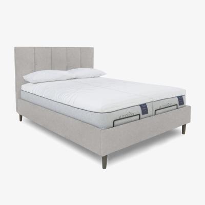 Furniture Village E-Motion Aiko Dual Adjustable Bed Frame - King Size - Shetland Pebble