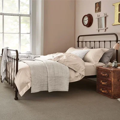 Feather & Black Oliver Bronze Bed, King, Bronze