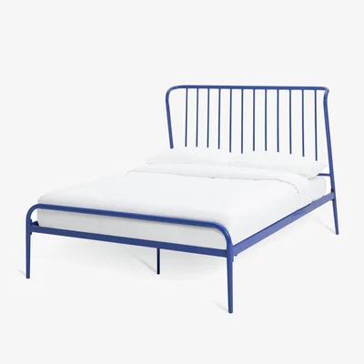 Habitat Habitat Kanso Small Double Metal Bed Frame - Blue