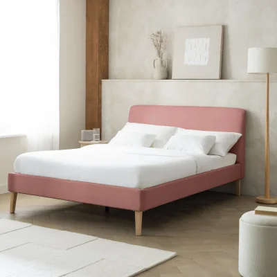 Habitat Habitat Ren Small Double Fabric Bed Frame - Pink