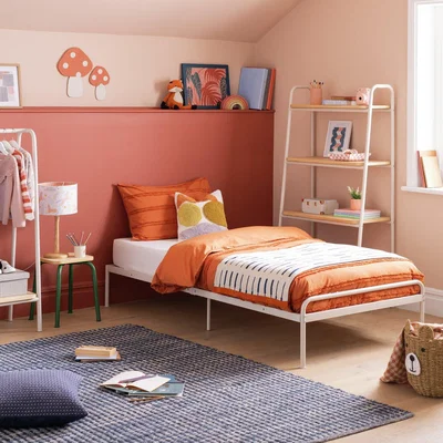 Habitat Habitat Monty Single Platform Bed Frame - Light Grey