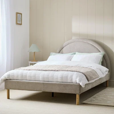 Habitat Habitat Sol Kingsize Fabric Bed Frame - Grey