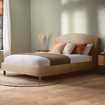 Habitat Silentnight Evana Double Fabric Bed Frame - Beige
