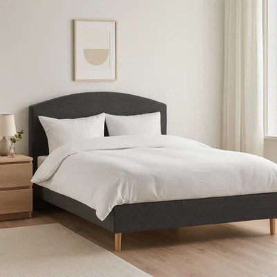 Habitat Millbrook Beds Archer Kingsize Wooden Bed Frame - Charcoal