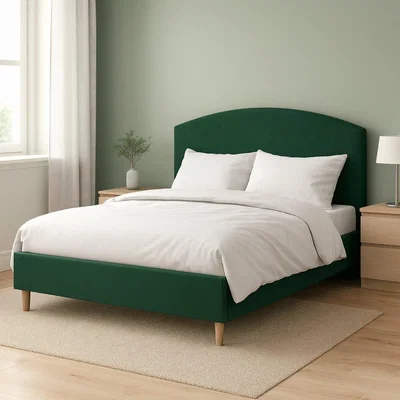 Habitat Millbrook Beds Archer Double Wooden Bed Frame - Green